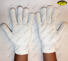 Natural white cotton knitted industrial cotton gloves