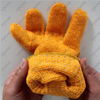 10g cotton terry knitted lining single palm PVC dotted winter garden gloves