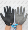Grey/ black right knife slash proof fishing cut level 5 gloves