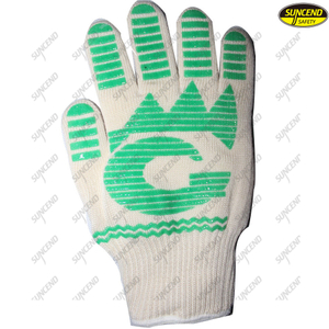 BBQ kitchen cotton heat resistant oven gloves