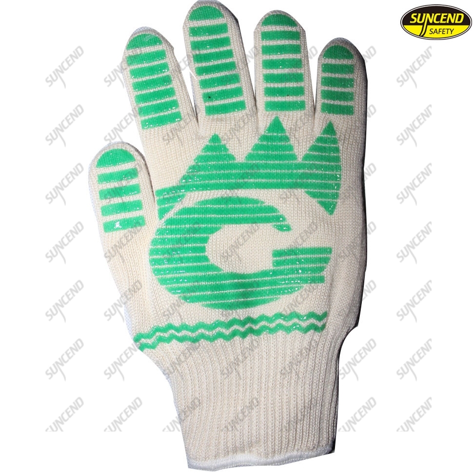 BBQ kitchen cotton heat resistant oven gloves