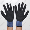 Sandy Nitrile Coated Work Gloves with Polyester/nylon Liner
