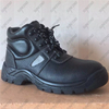 Ankle cut antistatic waterproof genuine leather steel toe safety shoes