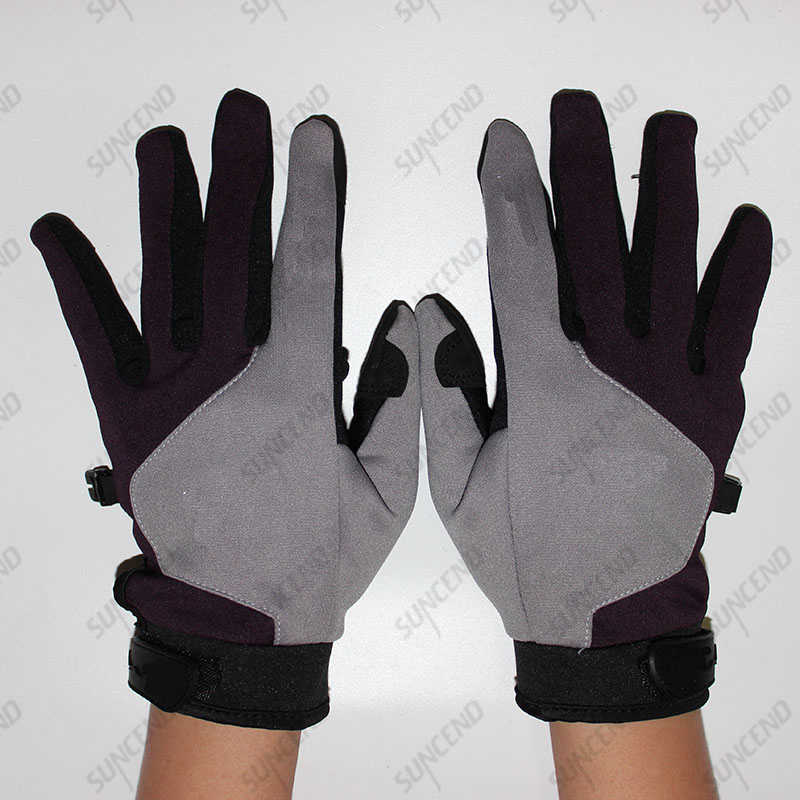Suncend Safety Synthetic Leather Work Gloves, Non-Slip Silicone Gel Glove 
