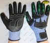 Industrial heavy duty impact oil field protection anti cut gloves
