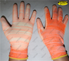 PU coated working safety oil resistant gloves