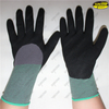 Factory supplier nitrile coated sandy finish safety gloves