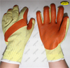 range textured natural rubber palm antiskid work gloves