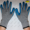 Crinkle finish latex coated good grip safety working gloves