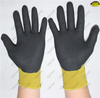 Ginger high visible liner sandy nitrile dipped gloves