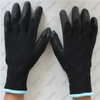 Thermal acrylic fleece + polyester shell 3/4 coated black foam + sandy PVC glov