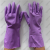 White spray special diamond texture PVC household gloves