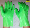 il gas PVC dipped thumb web reinforced chemical resistant long gloves