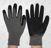 One layer winter hand protection work gloves for anti slip with 100% polyester liner