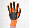 13 Gauge Polyester/nylon Seamless Knit Daily Work Gloves with TPR on Back for Anti Impact