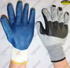 Mechanical palm rubber coated polycotton glove