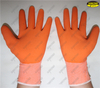 Small foam latex coated polyester liner safety work gloves