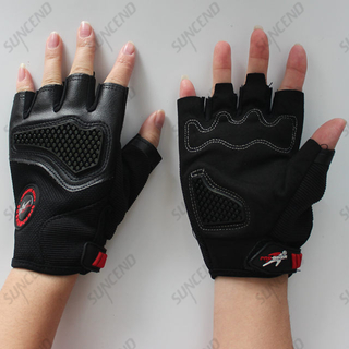 Probiker Half Cut Gloves Black Customized Size Driving Gloves 