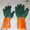 Double dipped foam finish PVC gauntlet work gloves