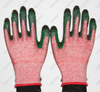 New Design HPPE Liner Best Grip Rubber Coated Work Gloves with Grip Textured