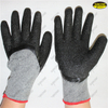 Good grip crinkle latex dipped mechanic work gloves