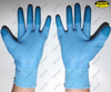 Anti slip polyester foam latex industrial hand protective gloves