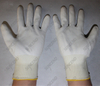 Anti static PU coated polyester safety gloves