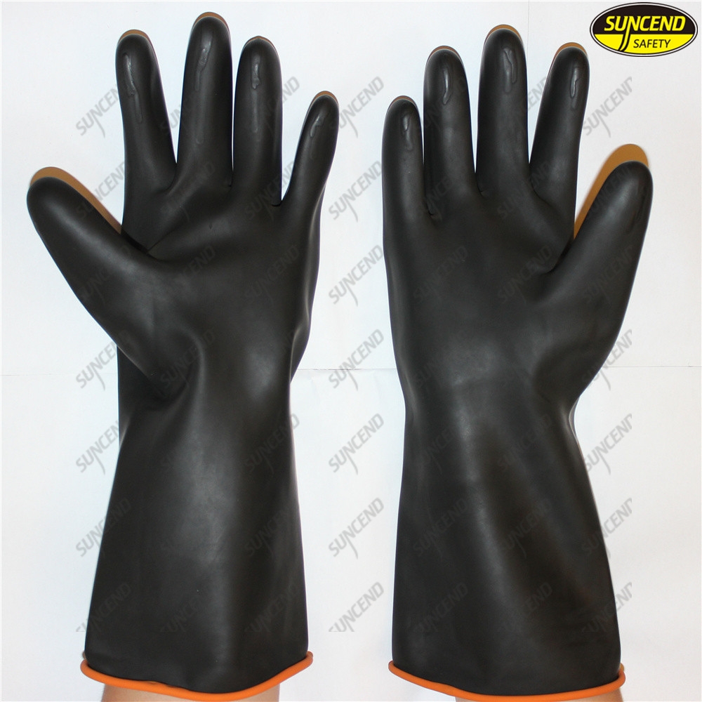 Wholesale latex full coated mechanical industrial hand work gloves