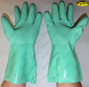 PVC double dipped sandy finish anti acid waterproof long gloves