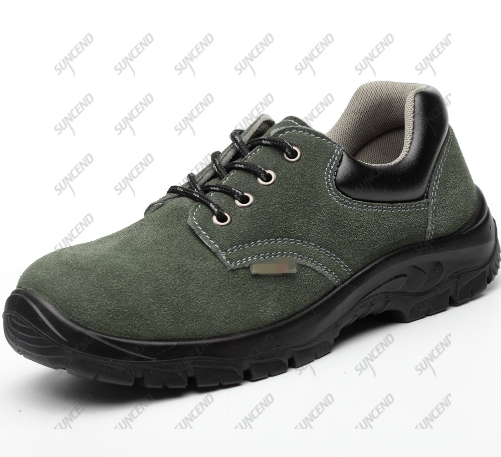Wholesale Swede Leather Steel Toe Anticollision Industrial Work Shoes