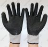10 Gauge 5 Threads Palm And Thumb Latex Coated Crinkle Finish Work Glove