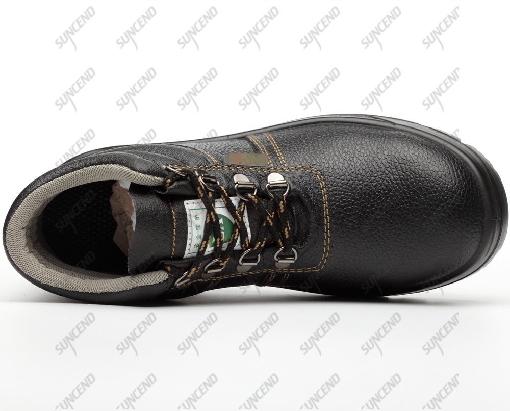 Mesh liner genuine cow leather pu sole injection leather shoes