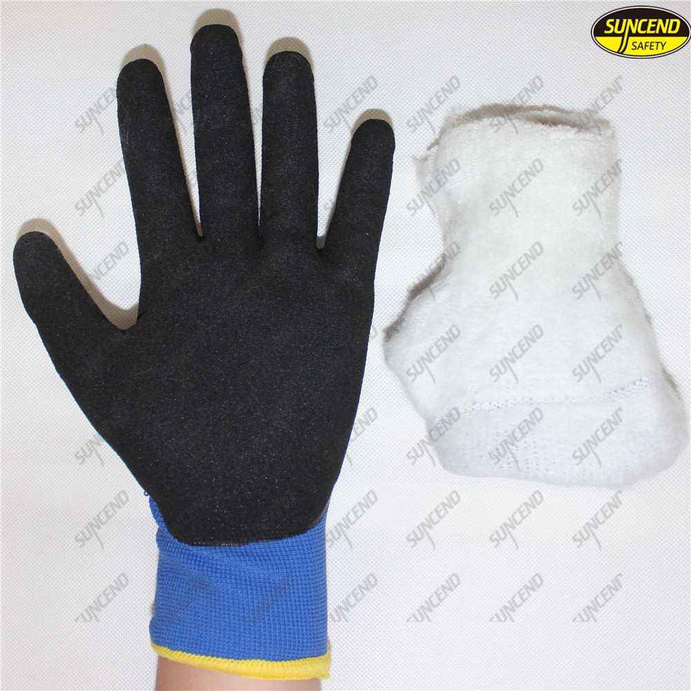 Nitrile double coated reinforced hand protective gloves