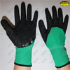 Mechanics safety work latex crinkle coated gloves