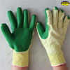 Construction safety hand work grain rubber coated gloves