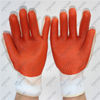 7 gauge cheap white cotton yellow rubber crayfish gloves for South Africa