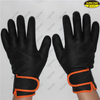 Foam nitrile full coated oil resistant gloves with hasp