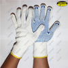 Safety pvc dotted cheap knitted cotton gloves