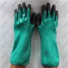 Fluorescent yellow HPPE cut resistant double dipped sandy nitrile gloves