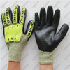 13 Gauge Cut Resistant Kevlar Micro Foam Nitrile Palm Anti Impact TPR Gloves