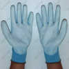  Nylon Liner Smooth PU Palm Dipped Safety Gloves