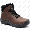 Industrial protective PU outsole leather steel toe cap safety shoes