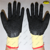 Polycotton liner 3/4 latex coated crinkle finish work gloves